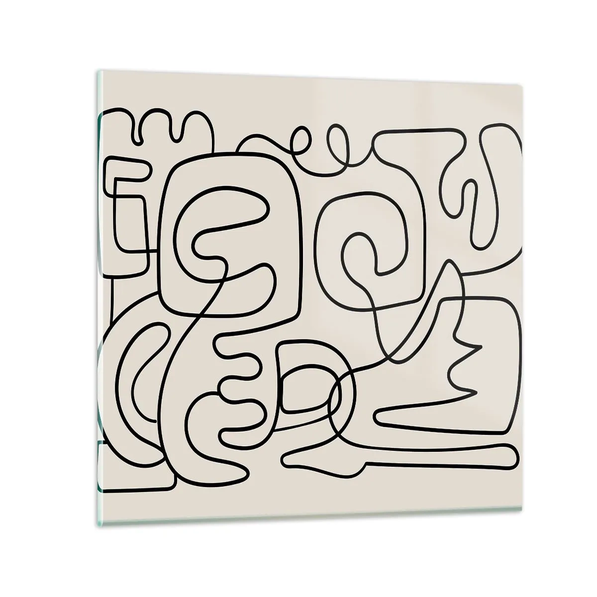 Schilderen op glas - Volg het pad - 40x40 cm