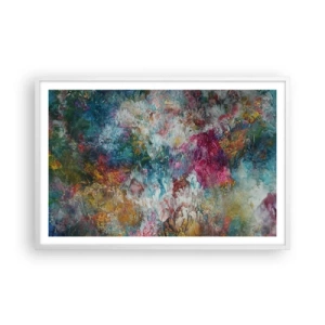 Poster in een witte lijst - Volledig in bloei - 91x61 cm