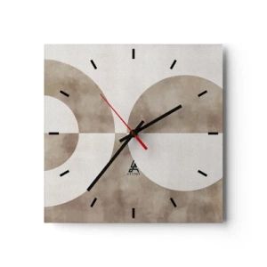 Wandklok - Klok - Gelijkenissen en verschillen - 40x40 cm