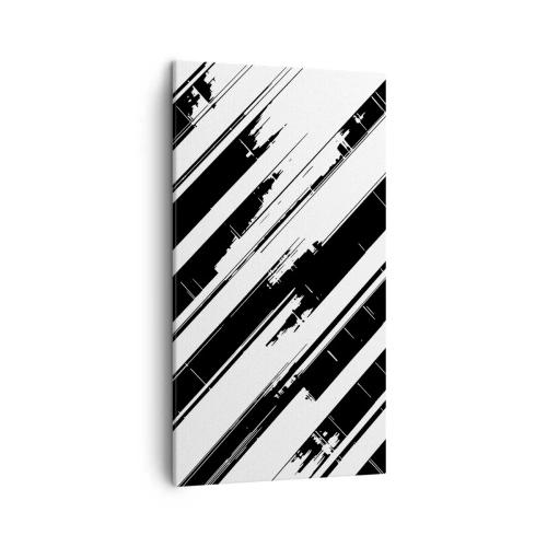 Schilderen op canvas - Een intense en dynamische compositie - 45x80 cm