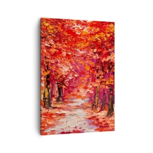 Schilderen op canvas - Herfst impressie - 50x70 cm