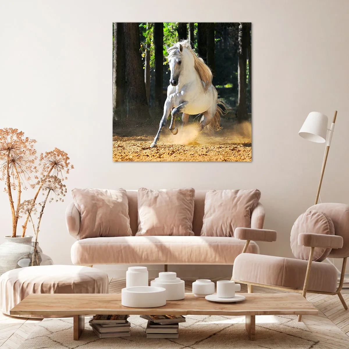 Schilderen op canvas - Zoals uit een fantasieroman - 60x60 cm