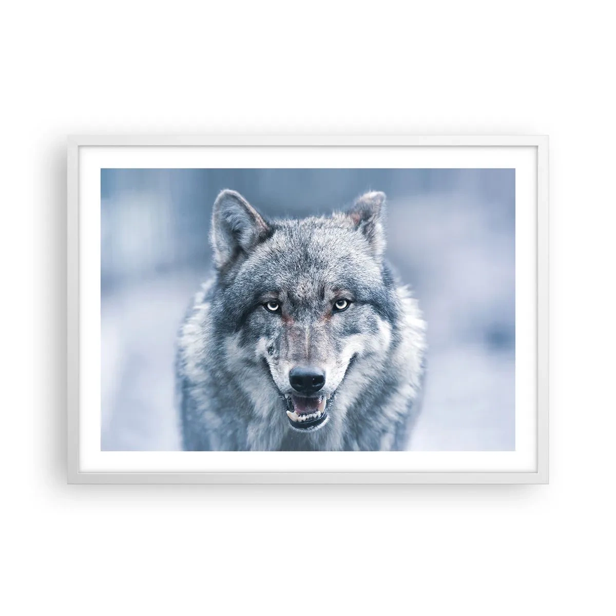 Poster in een witte lijst - Ga jij de uitdaging aan? - 70x50 cm