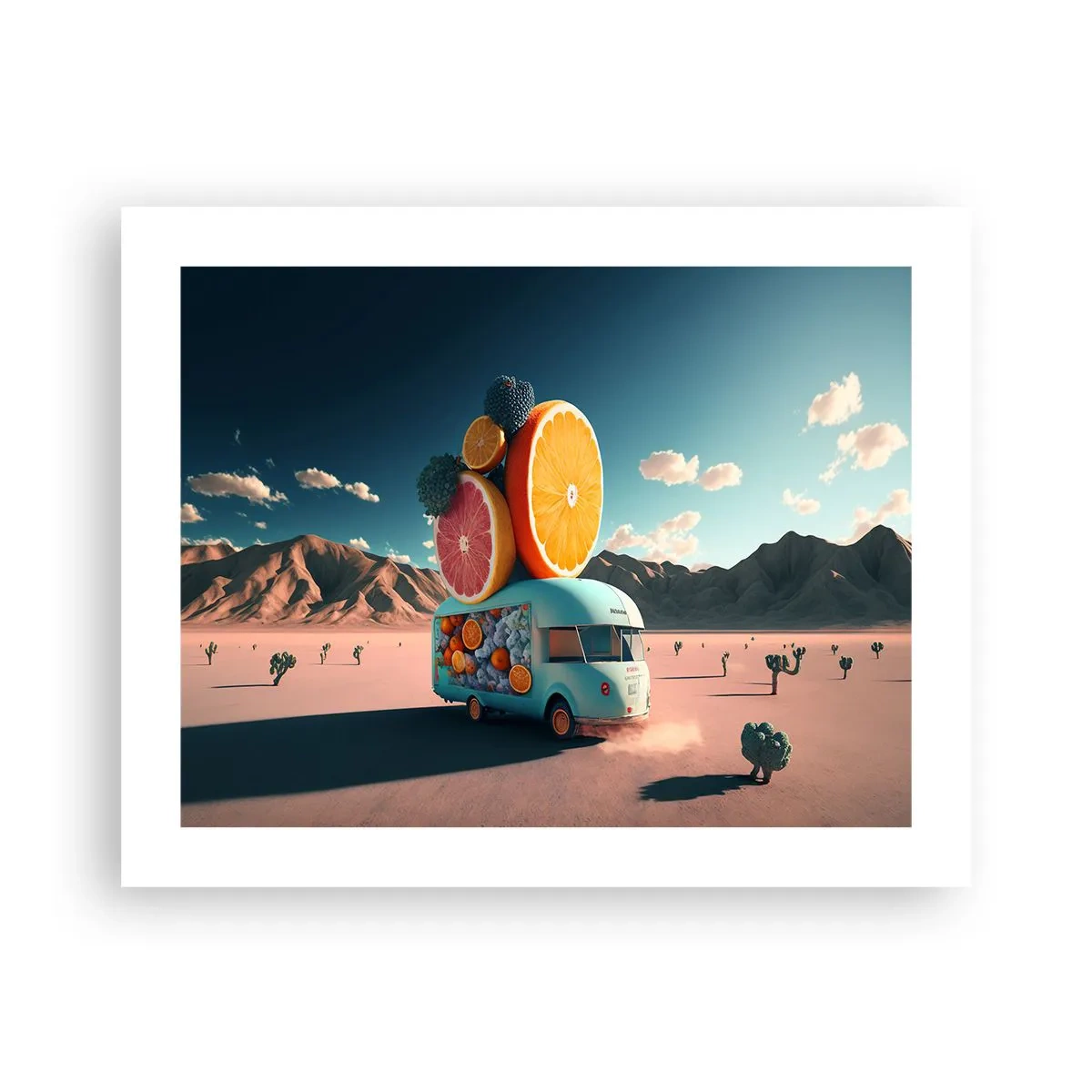 Poster - De smaak van vakantie - 50x40 cm