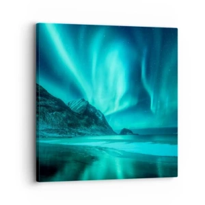 Schilderen op canvas - Wonderen van het Noorden - 30x30 cm