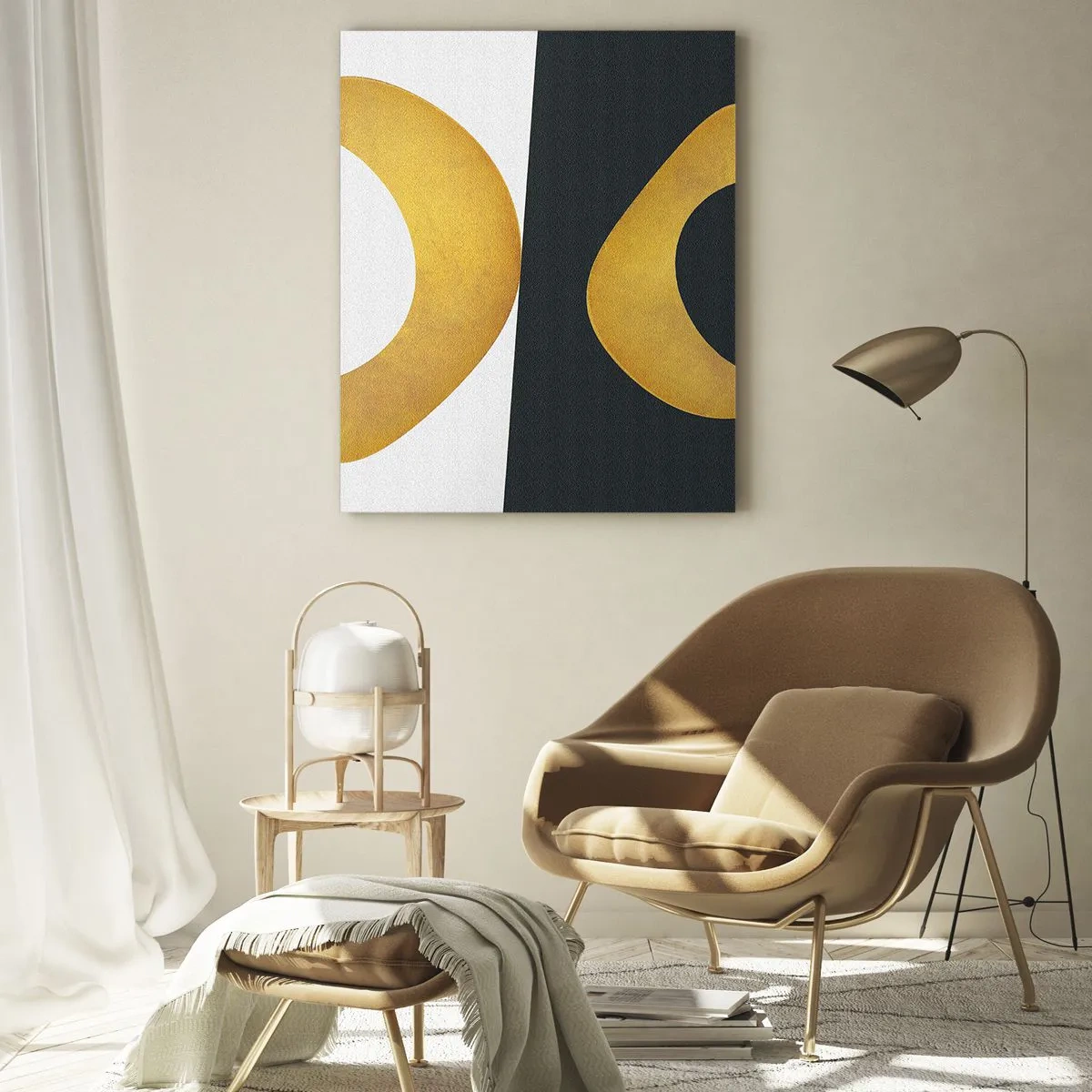 Schilderen op glas - Ten eerste: goud - 50x70 cm