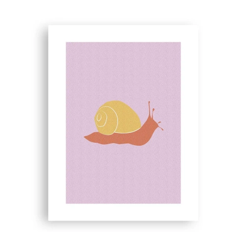 Poster - Er is geen haast - 30x40 cm