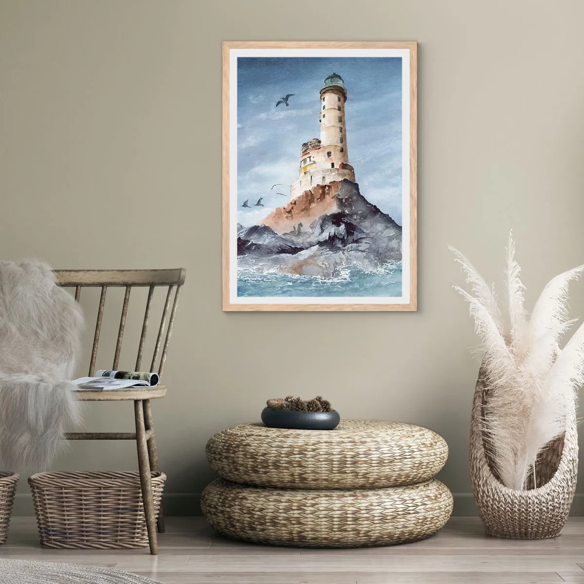 Een poster in een licht eiken lijst - Onoverwinnelijk - 40x50 cm