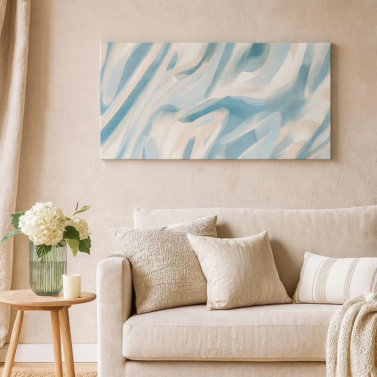 Schilderen op canvas - Lente briesjes - 100x40 cm