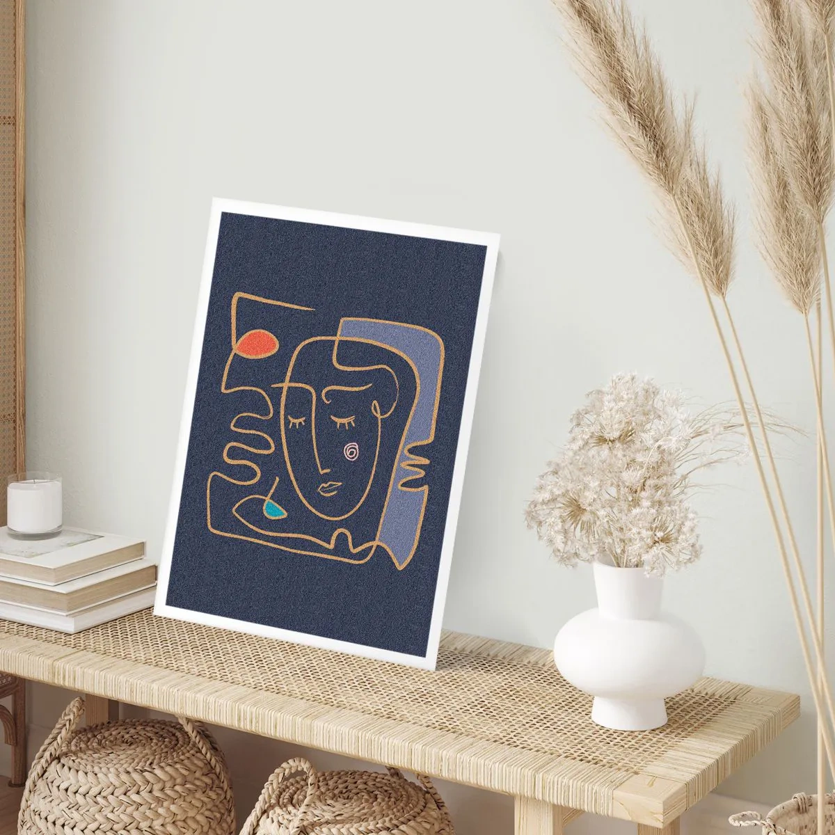 Poster - In nadenken - 30x40 cm