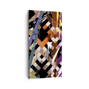 Schilderen op canvas - Tot de tweede macht verheven - 65x120 cm