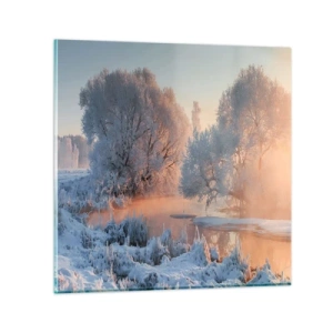 Schilderen op glas - Alles in het kristal schijnt in de zon - 30x30 cm