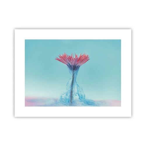 Poster - In een verkwikkende omhelzing - 40x30 cm