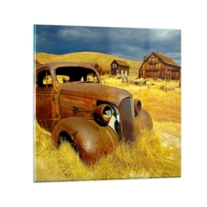 Schilderen op glas - Een welverdiende rust - 30x30 cm