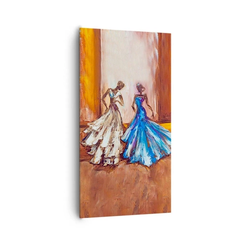 Schilderen op canvas - Een dankbaar duo - 65x120 cm