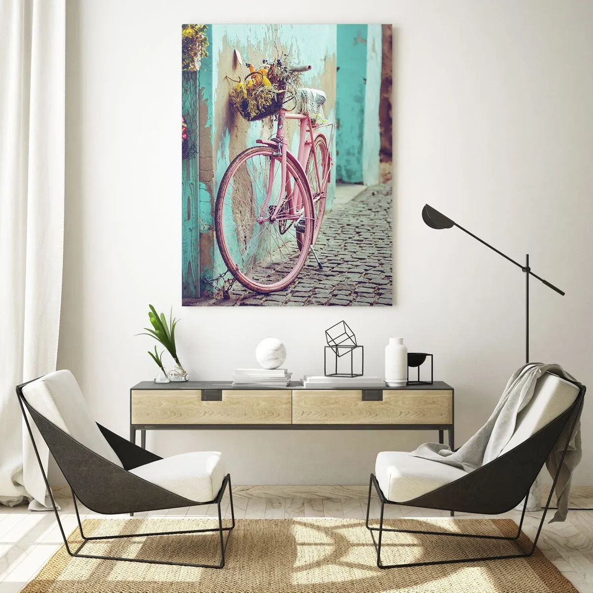 Schilderen op glas - Ben zo terug - 50x70 cm