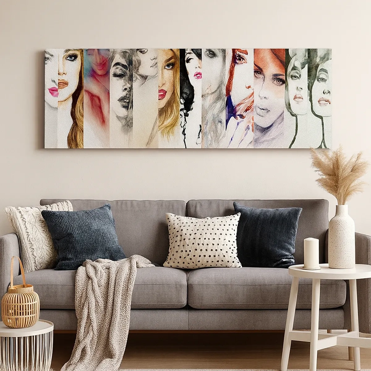 Schilderen op canvas - En jij bent het altijd - 30x30 cm