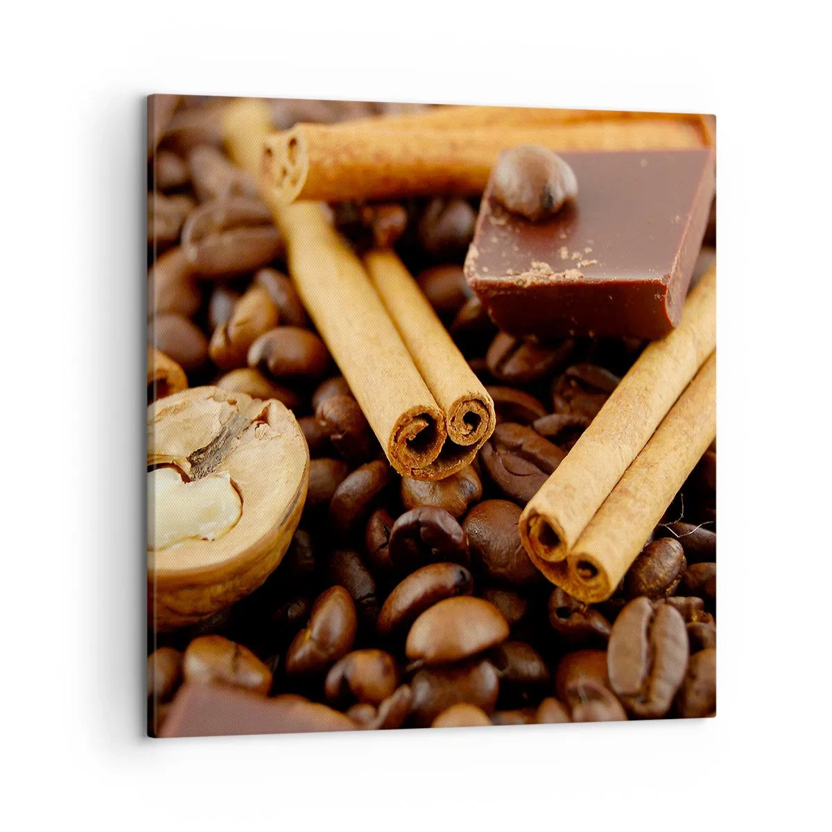 Schilderen op canvas - Concert van aroma's - 50x50 cm