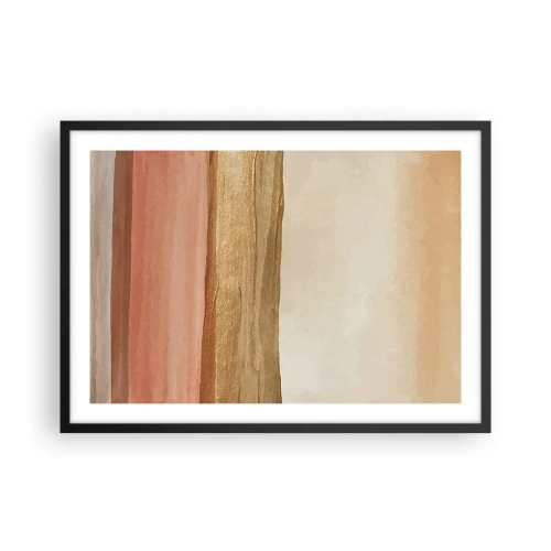 Poster in een zwarte lijst - Verticale compositie - 70x50 cm