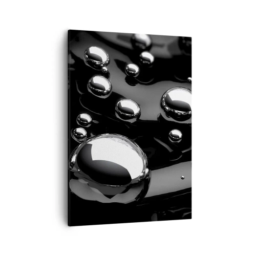 Schilderen op canvas - Uit het zwarte water - 50x70 cm
