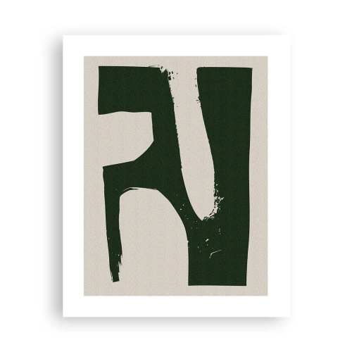Poster - Baaien van wit - 40x50 cm