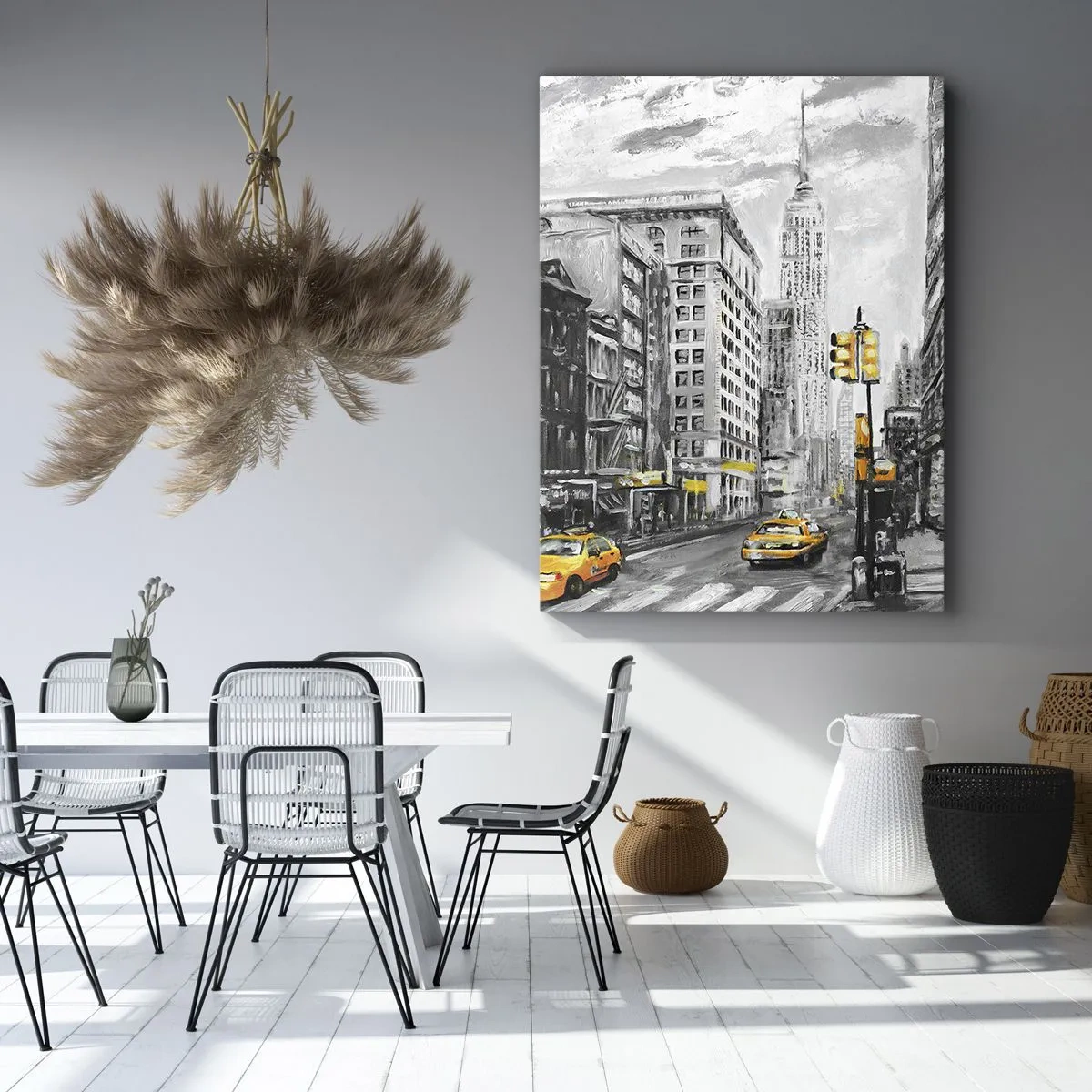 Schilderen op canvas - Een verhaal uit New York - 55x100 cm