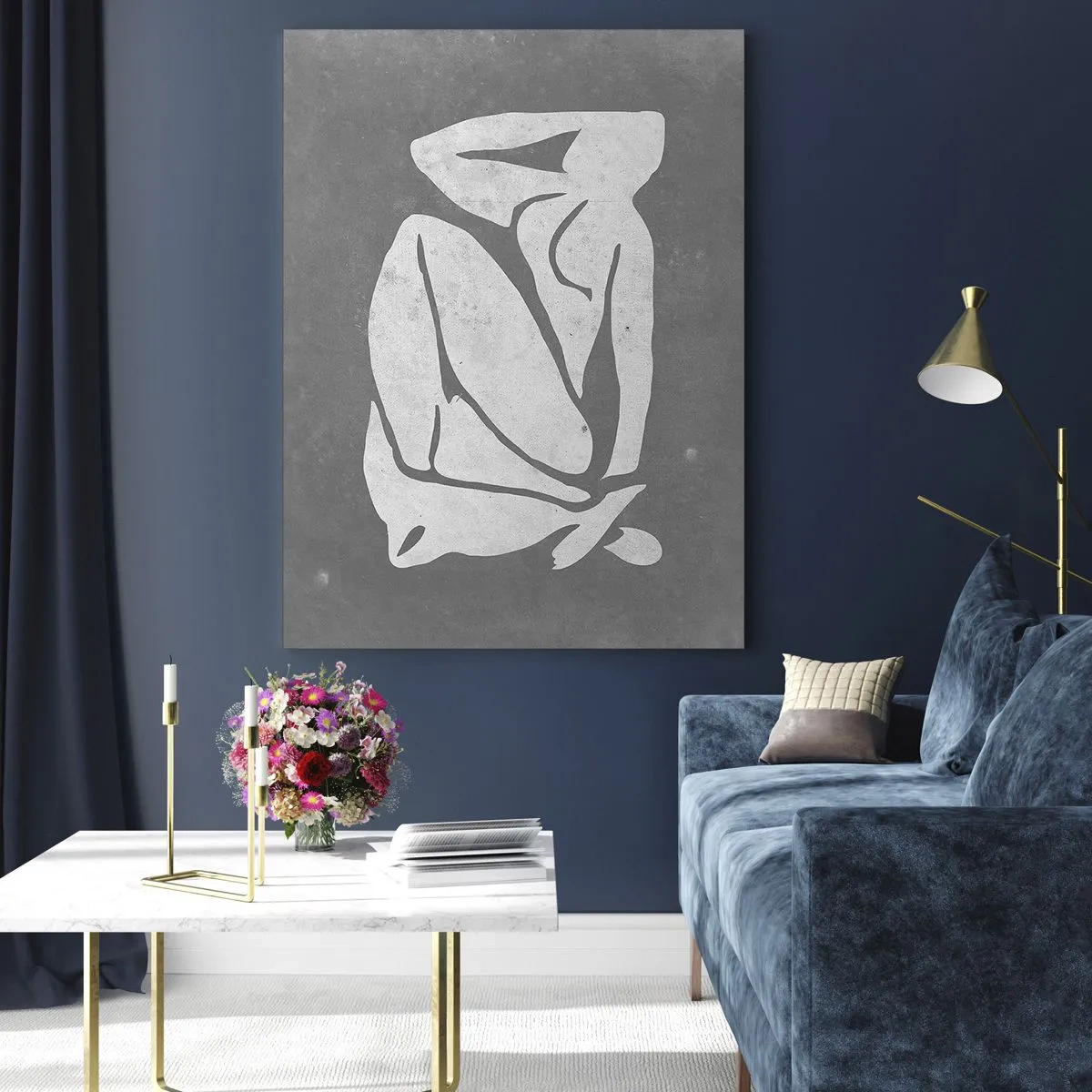 Schilderen op glas - In reflectie - 70x100 cm