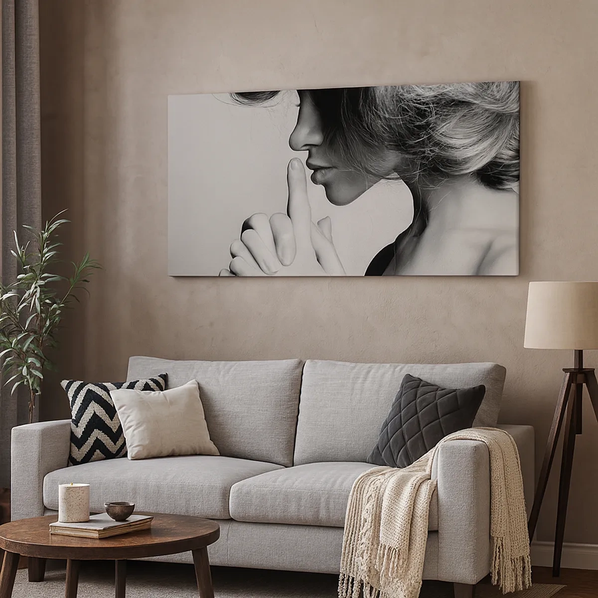 Schilderen op canvas - Luisteren naar zichzelf - 30x30 cm