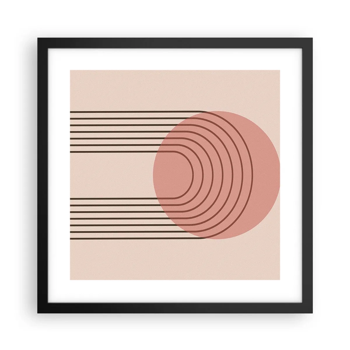 Poster in een zwarte lijst - Onweerstaanbare aantrekkingskracht - 40x40 cm