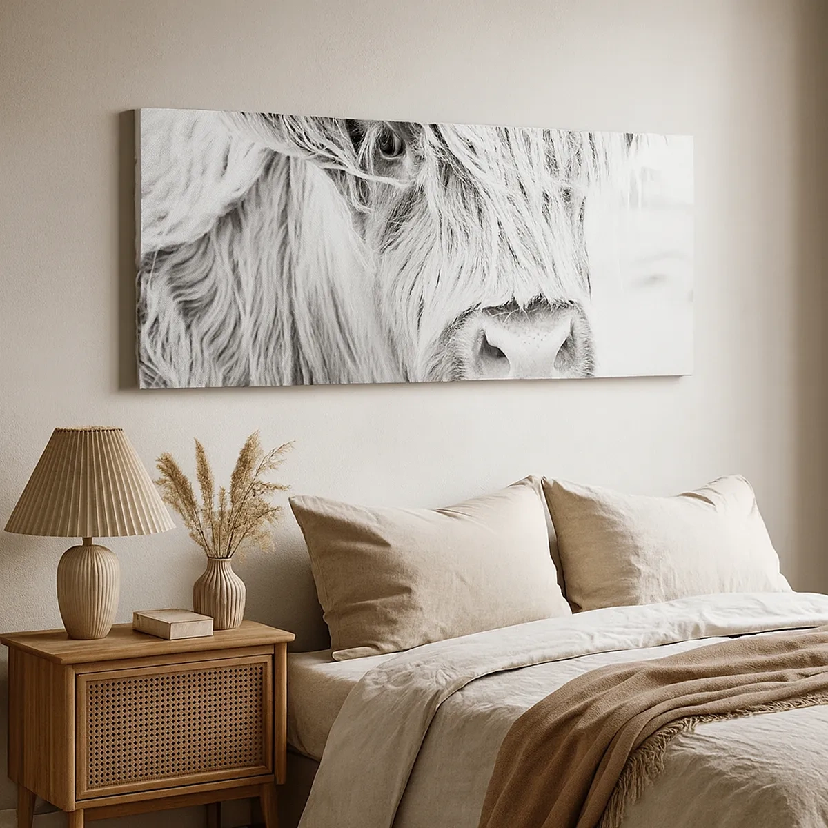 Schilderen op canvas - Schotse wildheid - 30x30 cm