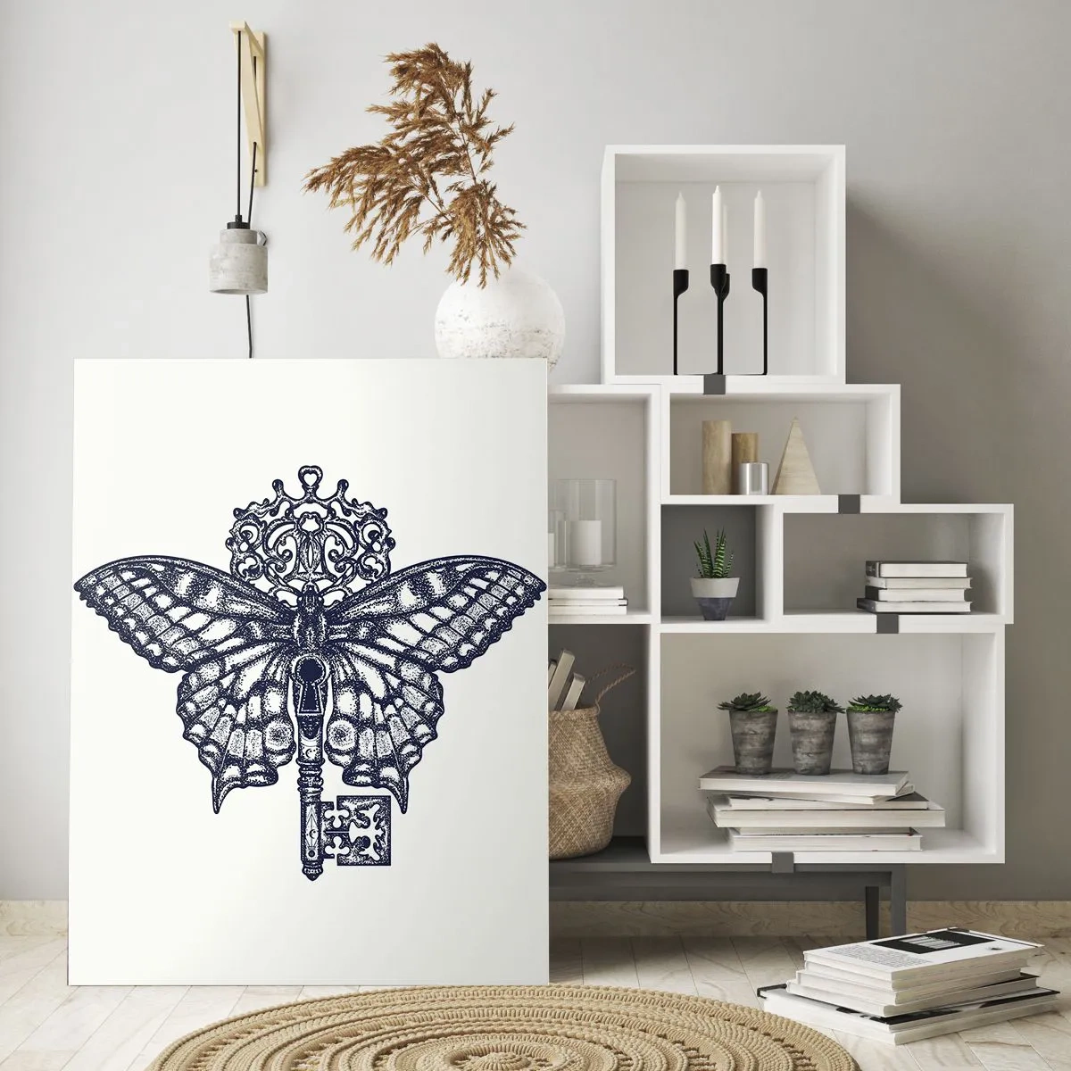 Schilderen op glas - Alle geheimen van het hart - 50x70 cm