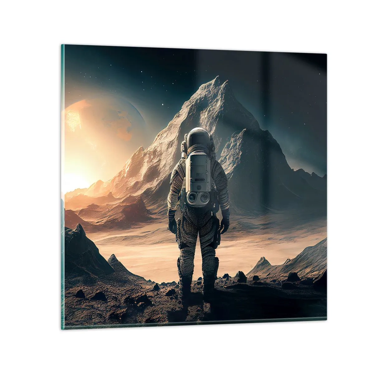 Schilderen op glas - Nieuwe uitdaging - 70x70 cm