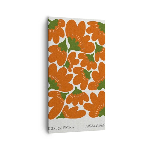 Schilderen op canvas - Uit het leven van bloemen - 55x100 cm