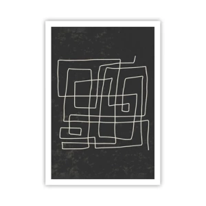 Poster - Niet zo eenvoudig - 70x100 cm