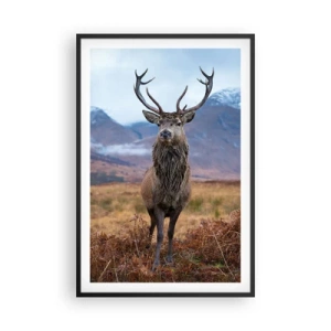 Poster in een zwarte lijst - Op eigen grond - 61x91 cm