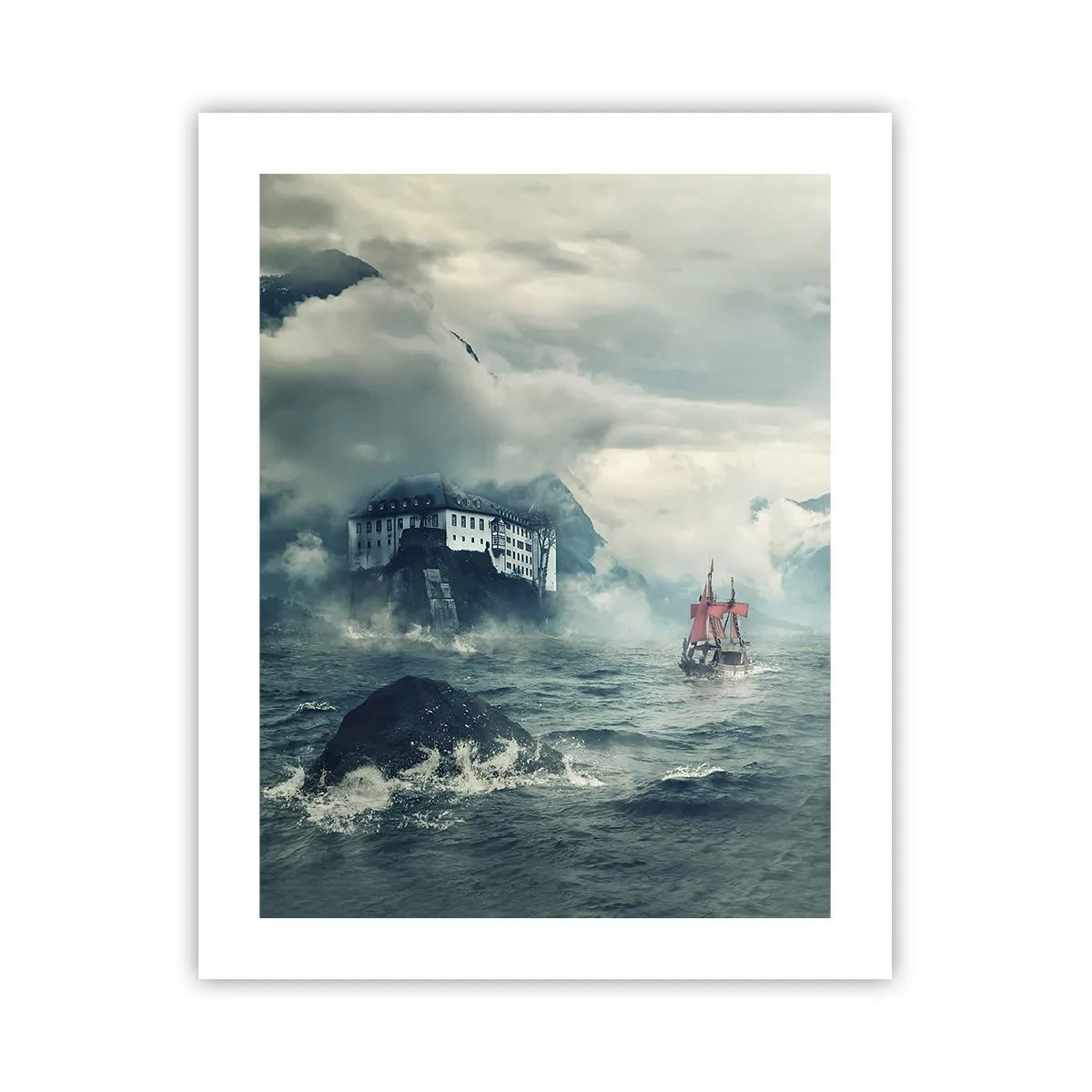 Poster - In magische wateren - 40x50 cm