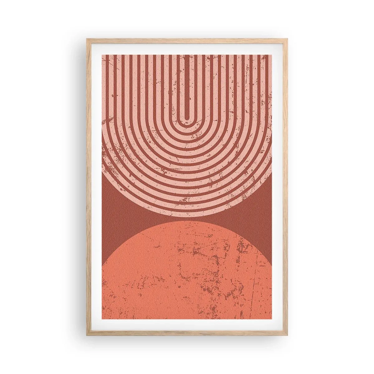 Een poster in een licht eiken lijst - Een nauwe band - 61x91 cm