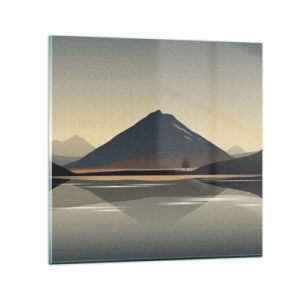 Schilderen op glas - Spiegelreflectie - 30x30 cm