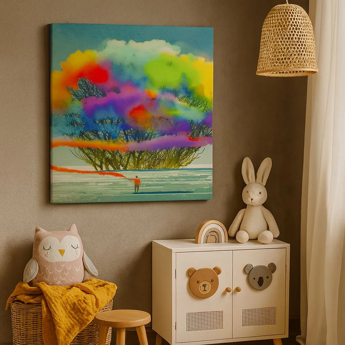 Schilderen op canvas - Breng deze wereld tot leven - 30x30 cm