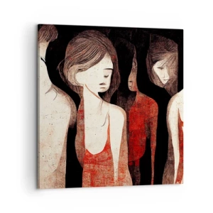 Schilderen op canvas - Madonna's van duisternis - 60x60 cm