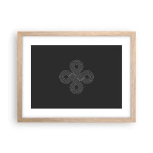 Een poster in een licht eiken lijst - In de Keltische geest - 40x30 cm