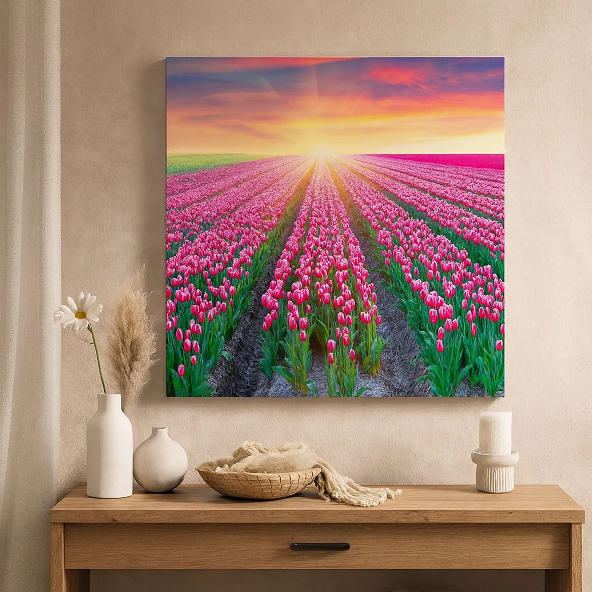 Schilderen op canvas - Beautyfarm - 30x30 cm