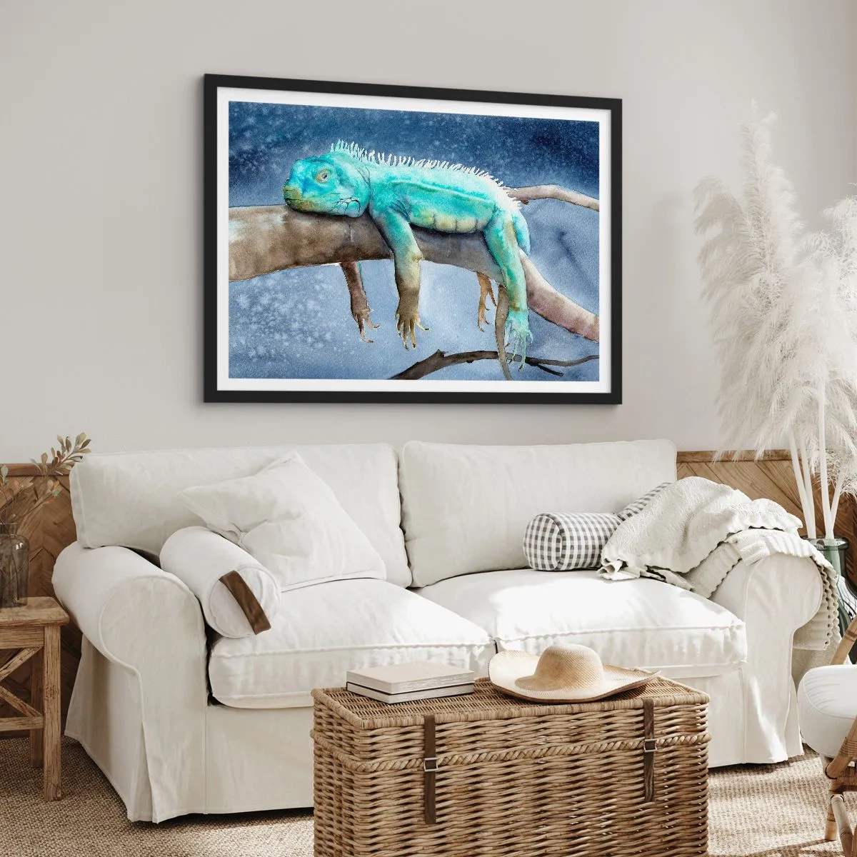 Poster in een zwarte lijst - Het is goed! - 70x50 cm