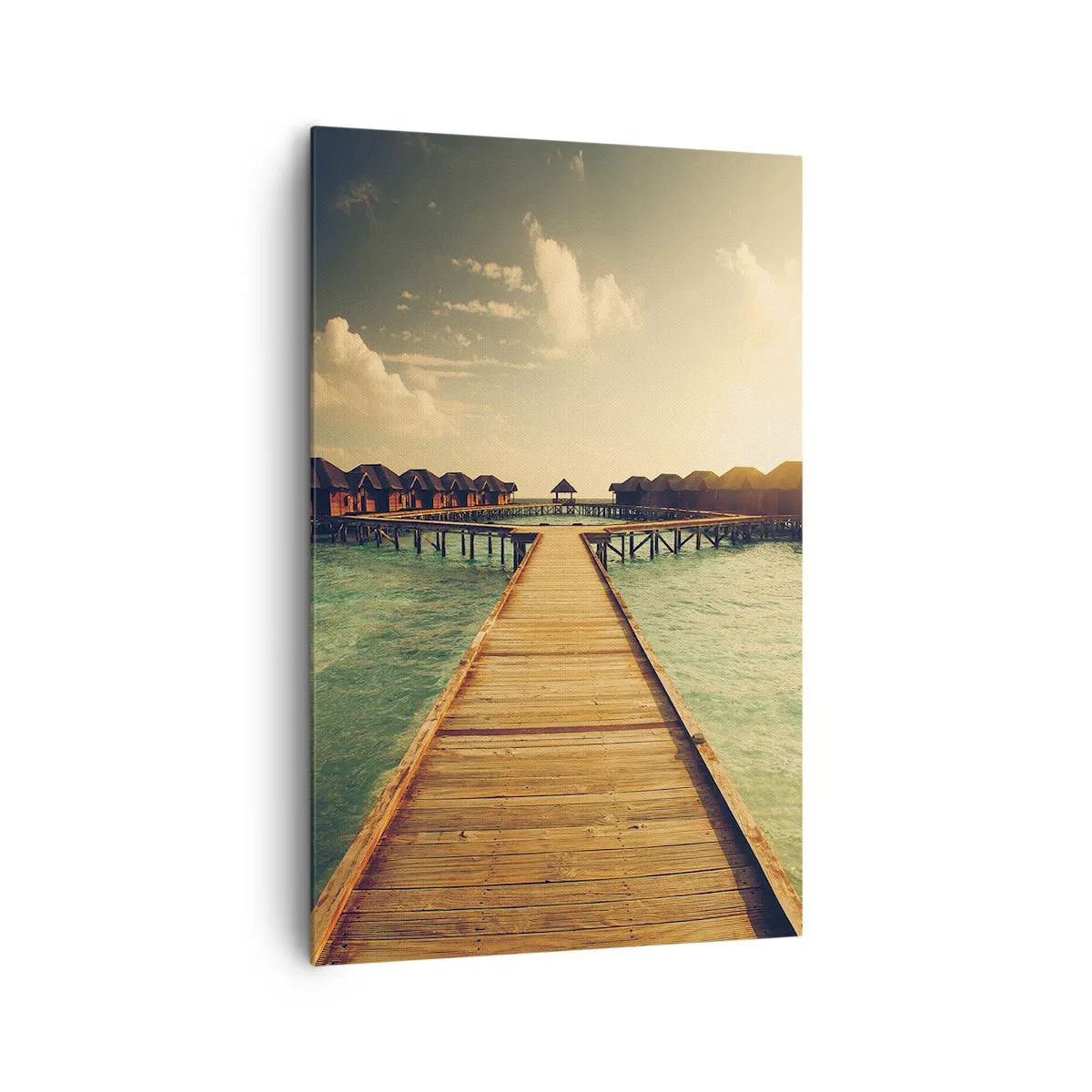 Schilderen op canvas - Een warme uitnodiging - 80x120 cm