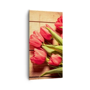 Schilderen op canvas - Lente bekentenis - 65x120 cm