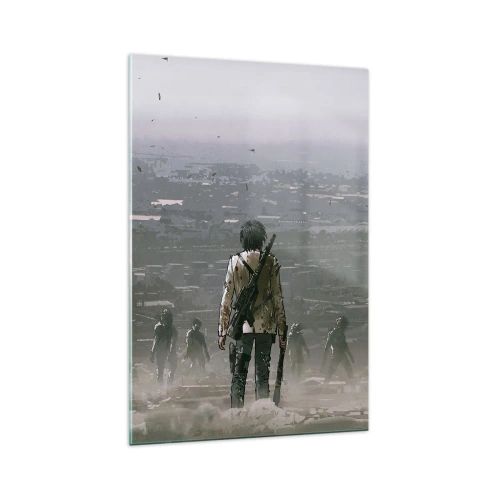 Schilderen op glas - Laatste Rechtvaardige? - 70x100 cm