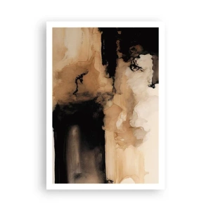 Poster - Intrigerende abstractie - 70x100 cm