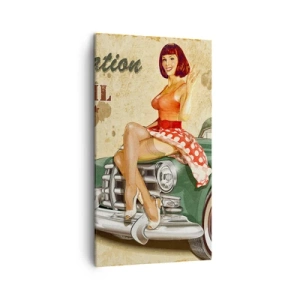 Schilderen op canvas - De grote jaren 40. - 45x80 cm