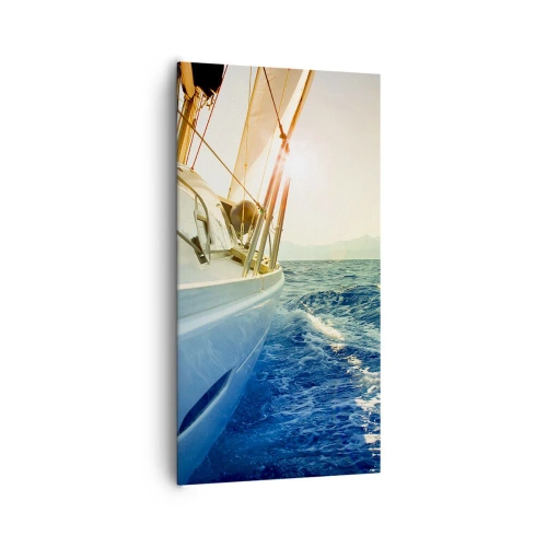 Schilderen op canvas - Voor het avontuur - 65x120 cm