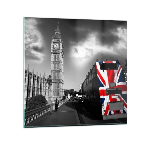 Schilderen op glas - Trots en geweldig - 30x30 cm